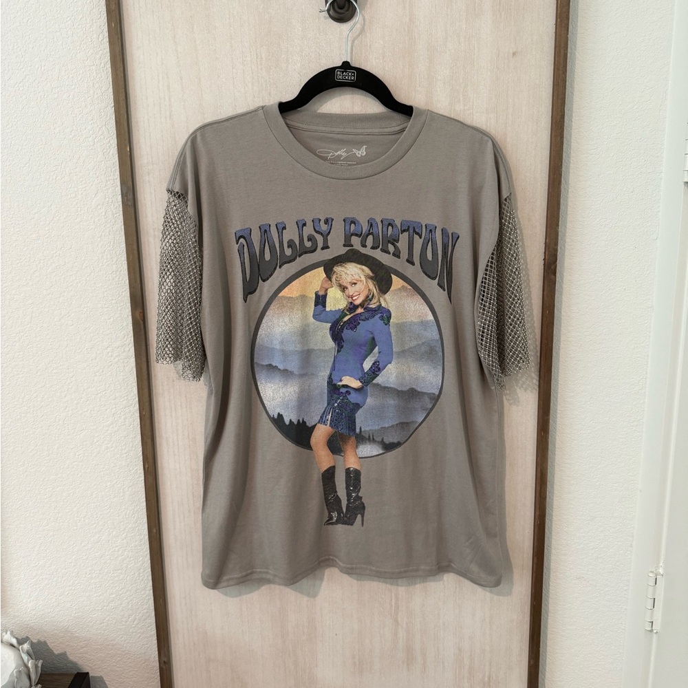 Dolly Parton Rhinestone T-shirt - cowgirl vintage